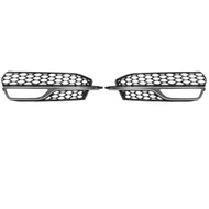 For Audi A3 S-Line S3 2013-2016 Front Honeycomb Bumper Fog Light Grill Cover