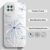 For Samsung Galaxy A22 5G【 Not fit 4G】 , Peach Heart Fireworks,high-quality matte anti drop IMD phon