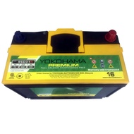 ♗3SM / N70 YOKOHAM Premium Car Battery Reverse Polarity (16 Months Warranty)