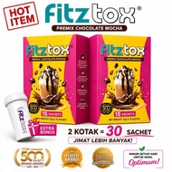 Fitztox Detox Fiber Drink Chocolate Mocha 30 Sachet | High Fiber Drink