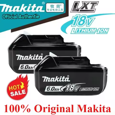 100% Original Makita 6Ah/5Ah/9Ah , for Makita 18V Tool BL1840 BL1830B BL1850B BL1850 BL1860 BL1815 R