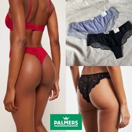 H&amp;m PALMERS Pour Moi Manhattan Lace Brazillian Thing/Floral Sexy Gstring Panty Thong Lingerie G-String CD Hot Cheeky Briefs Panties Women G String Lace Victoria Secret Panties Underwear CD Mini H&amp;M CD Branded Big Jumbo Size