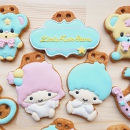 【Pinkoi x Sanrio】正版/kikilala雙子星/收涎餅乾/經典款/客製