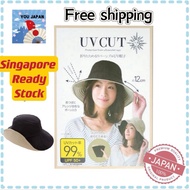 READY STOCK  UV Cut Sunscreen Hat Reversible UV Protection Sunhat Cap