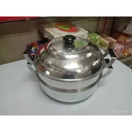 STEAM 1-LEVEL ALUMINUM STEAMER/