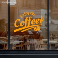 Sticker Cutting Quote Cafe QC-24 Enjoy the Coffee