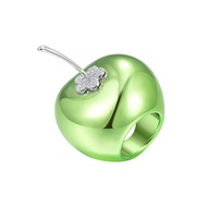 แหวนเพชร YVMIN แหวนเรซินทรงแอปเปิ้ลสำหรับผู้หญิง เครื่องประดับแฟชั่น เครื่องประดับสำหรับงานวันเกิดแล