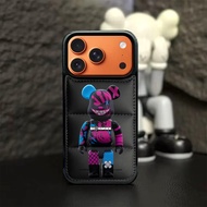 Trend Bear down jacket phone cases for iphone 17 16 15 Pro Max 14 Pro Max 14 plus 13 Pro Max i13 13p