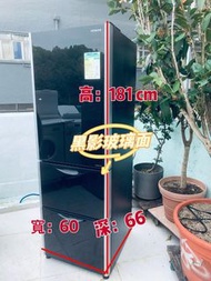 雪櫃 ⏰📣 落單即減$300🔥 HITACHI 日立 R-SG38FPH (黑影玻璃面) JIS 容量 : 375公升 可自動制冰 多門雪櫃 冰箱 貨到付款 二手電器