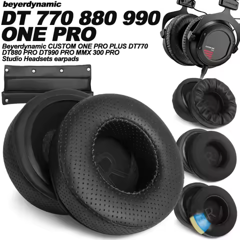Earphone pads For Beyerdynamic CUSTOM ONE PRO PLUS DT770 DT880 PRO DT990 PRO MMX 300 PRO replacement