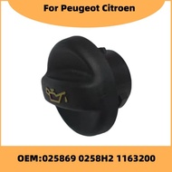 025869 0258H2 16V Engine Oil Filler Cap For Peugeot 2008 206 207 301 307 308 408 Citroen C3XR C4L SH