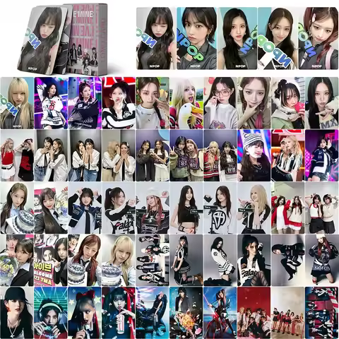 55PCS Kpop IVE New Album I'VE MINE Lomo Cards Kpop Girls Group Photocards Photo Print Card High Qual