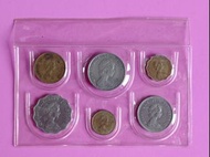 1980年代香港「1,2,5角1,2,5圓」細皇冠硬幣(一套)