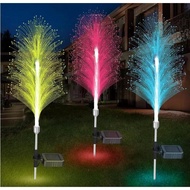 Solar Reed Flower 5PS LED Colorful Courtyard Decoration Light Light Control Light Courtyard Lawn Trail Landscape Decoration Outdoor Party Garden Night Light