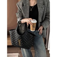 Saint Laurent YSL Small icare Shopping Bag Handbag Tote Bag Napa Sheepskin Commuter Bag Shoulder Bag