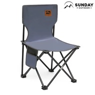 Outdoor Foldable Camping Chair Portable Leisure Chair for Home Garden