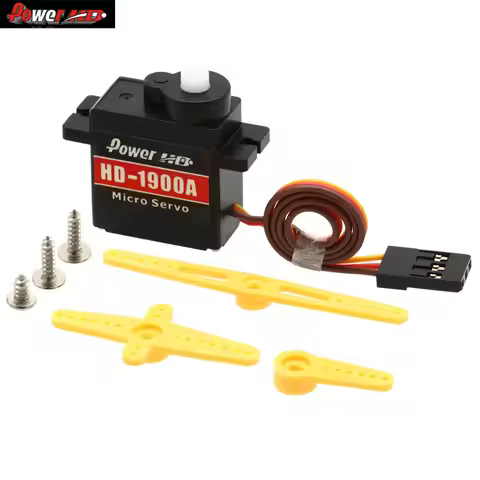 Power HD Micro Mini Analog Servo 1.5kg/9g HD-1900A W/POM Gear and Plastic Case (Compatible with FUTA