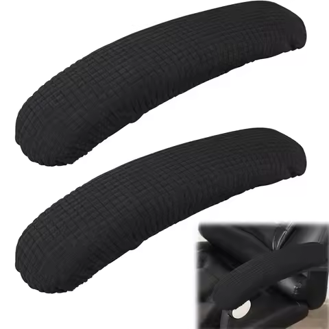 1 Pair Durable Beauty Office Chair Armrest Covers Removable Elastic Chair Armrest Covers Office Seat
