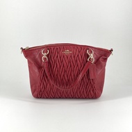 【二手】 COACH Kelsey 兩用斜背包 F37081RED