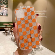 Vivo S1 Y11 Y19 Y17 Y53 Y91 V17pro Metallic Glitter Checker Case