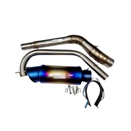 Sale! คอท่อสแตนเลส Mslaz และ R15 ตัวเก่า ก่อนปี 2017 สำหรับคอท่อ 2 นิ้ว พร้อมปลายท่อ มีให้เลือกหลายแ