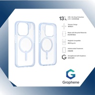 ZAGG iPhone 15 系列 Santa Cruz Snap 石墨烯Magsafe 磁吸透明手機殼