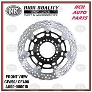 DISC BRAKE PLATE (FRONT) - CFMOTO - CF650 GT/ CF 400NK/ MT/ GT - A000-080010 (ORIGINAL & NK PARTS)