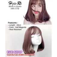 [✅Best Quality] Wig Hyo Ri Korea/ Wig Pendek/ Wig Rambut Asli/ Wig