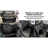 [JME CUSHION] PERODUA ALZA (2009 - 2023) LEATHER SEAT COVER