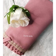 Bergo Maryam Renda Kcb lipit/Kerudung renda kcb lipit diamond/Jilbab renda kcb lipit/Khimar renda kc