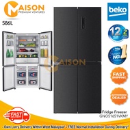 Beko French Door Inverter Refrigerator 586L GNO51651VKMY