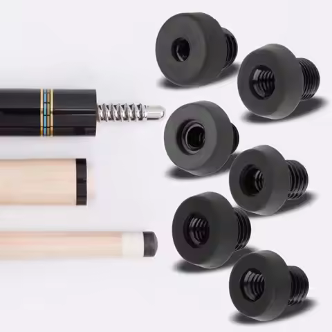 Billiard Cue Bottom Cover Block Butt Billiard Cue Rubber Plug Pool Cue Bottom Bumper Protector For M