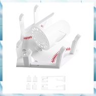 [D E H F] Softball Dugout Organizer with Drink Holder Portable Fence Mount Baseball Dugout Organizer