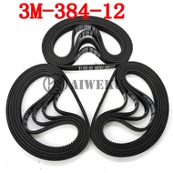 Small Surfing Electric Scooter 384 Drive Belt Synchronous Belt 3m-384-12 Belt Synchronous Belt Drive