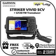 GARMIN STRIKER VIVID 5CV - CHIRP Marine GPS ClearVü Sonar c/w GT20-TM transducer