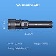 Original Smiling Shark Rechargeable Torch Light Led M80 8400lm High Power Flashlight Type-C 26800 Lo