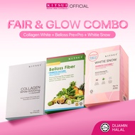 KITSUI [Fair & Glow Combo] 1x Whitie Snow + 1x Collagen White + 1x Belloss Pre+Pro