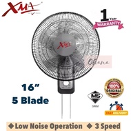XMA 16" WALL FAN 16 INCI/ KIPAS DINDING XMA16WF 5 BILAH 16 INCH
