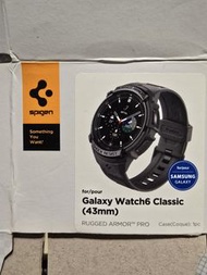Spigen Rugged Armour Pro (Samsung Galaxy Watch 6 Classic 43MM) 錶帶連保護套