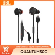 JBL QUANTUM 50 / QUANTUM 50C Wired In-ear Headphones Built-in Microphone Hi-Res AUDIO for Sport Game