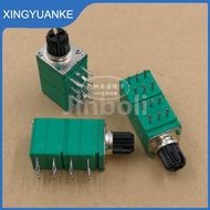 1PCS RK097 4 Link Potentiometer 12Pins B20K B203 Volume Amplifier Adjustable Precision Potentiometer