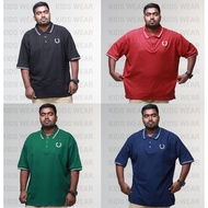 (Plus Size)Men's Polo tshirt short sleeve, big size baju tshirt 3xl-6xl