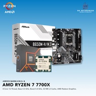 AMD Ryzen 7 (7700X/7800X3D/9800X3D) Combo 8 Core 16 Threads Zen 4 AM5 with Motherboard 3 Years Warra