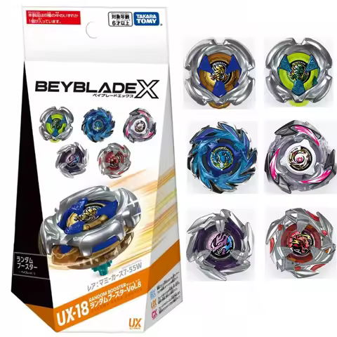 GENUINE BEYBLADEX beyscollector UX-18 Random Booster Vol. 8Y