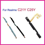 Power Volume button Flex For Realme C21Y C25Y ON OFF Volume Side Button button flex Cable