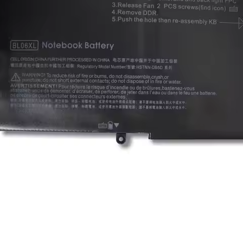 11.1V 42Wh BL06XL BL06042XL Battery for For 040 G0 G1 G2 HSTNN-DB5D HSTNN-W02C