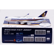 L2067 Alloy Collectible Plane Gift SQ Wings 1:200 Singapore Airlines Cargo Boeing B747-400F Diecast 