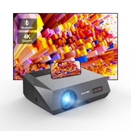 A10Q เครื่องฉายบลูทูธแอนดรอยด์9 2 + 32 GB 1450 ANSI Allwinner 14300ลูเมน4K BT5.0คู่โรงหนังโฮมเธียเตอ