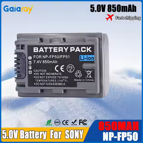 NP-FP50 NP FP50 FP70 FP90 Battery For SONY FP30 FP51 HC20 21 22 23 24 26 27 28 30 96 SR40 DVD605 805