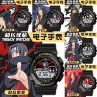 Uchiha Itachi Naruto Electronic Watch Alarm Clock Luminous Shock-resistant Student Youth Sports Alar